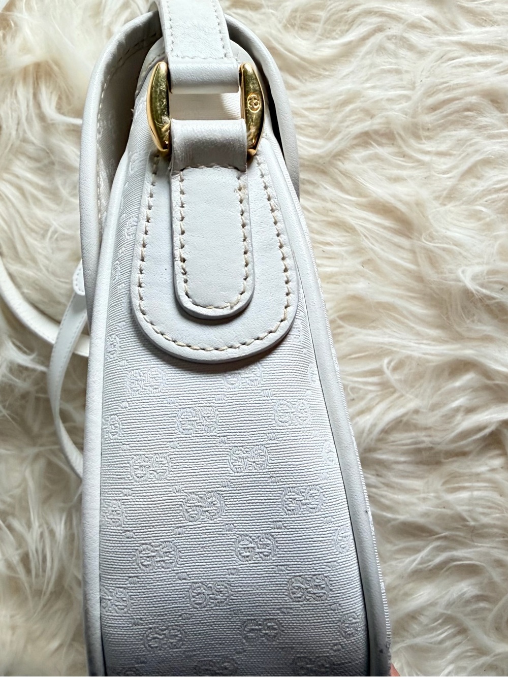 Vintage Gucci Micro GG Monogram Saddle Crossbody - Picture 3 of 16
